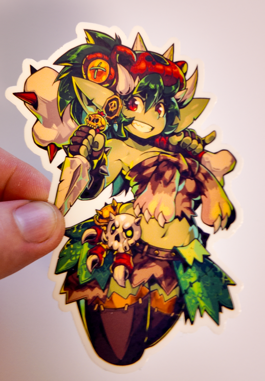 Savage Lands Goblin Girl Sticker