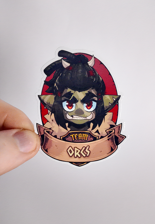Team Orcs Sticker