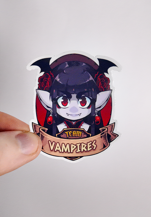 Team Vampires Sticker