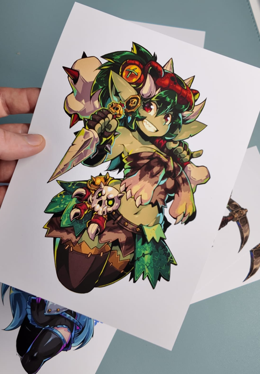 Savage Lands Goblin Girl Print (A5)