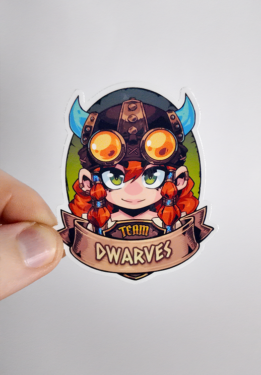 Team Dwarves Sticker