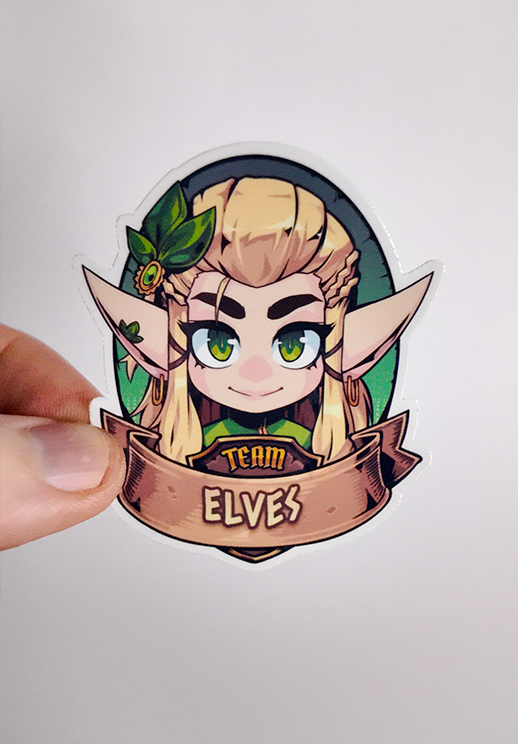 Team Elves Sticker